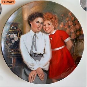 1983 Knowles Annie & Grace Collector Plate William T. Chambers Limited Ed